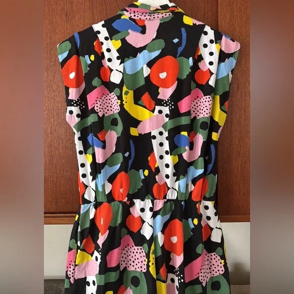 Nooworks Multicolor Abstract Magic Party Jumpsuit. Art by Ashley Mary. Medium. - Picture 11 of 16